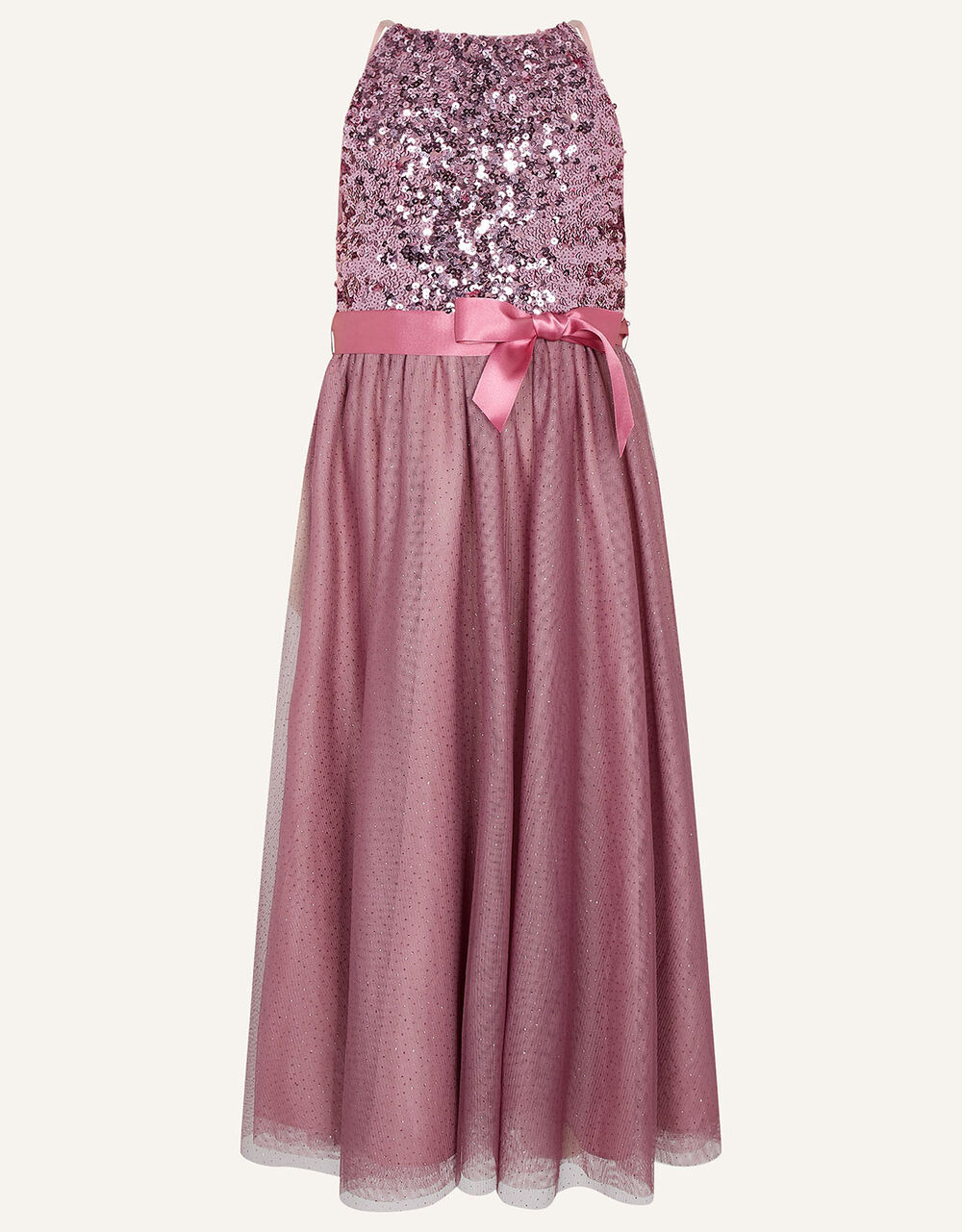 Children Girls 3-12yrs | Truth Sequin Dress in Recycled Polyester Pink - MX76652