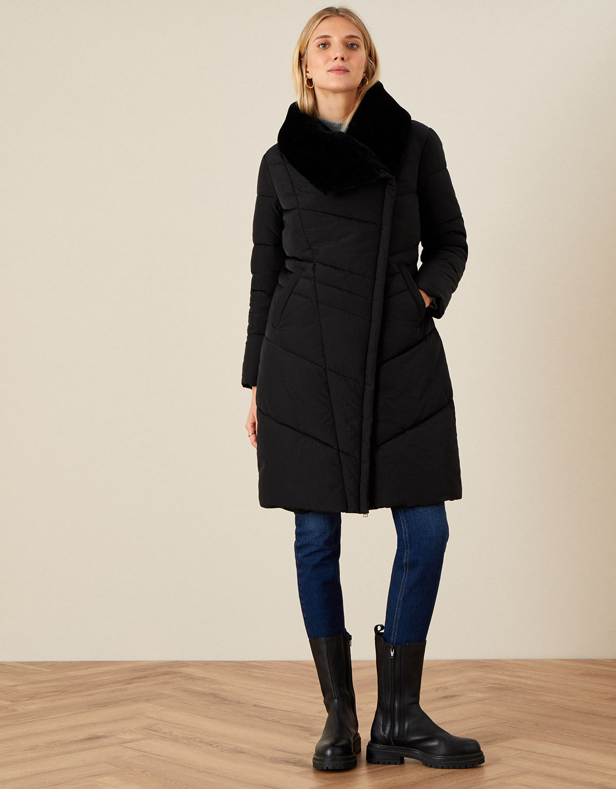 monsoon fur coat