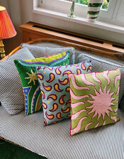 Anna and Nina Paisley Cushion, , large