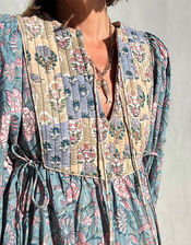 Maison M Floral Print Dress, Blue (INDIGO), large