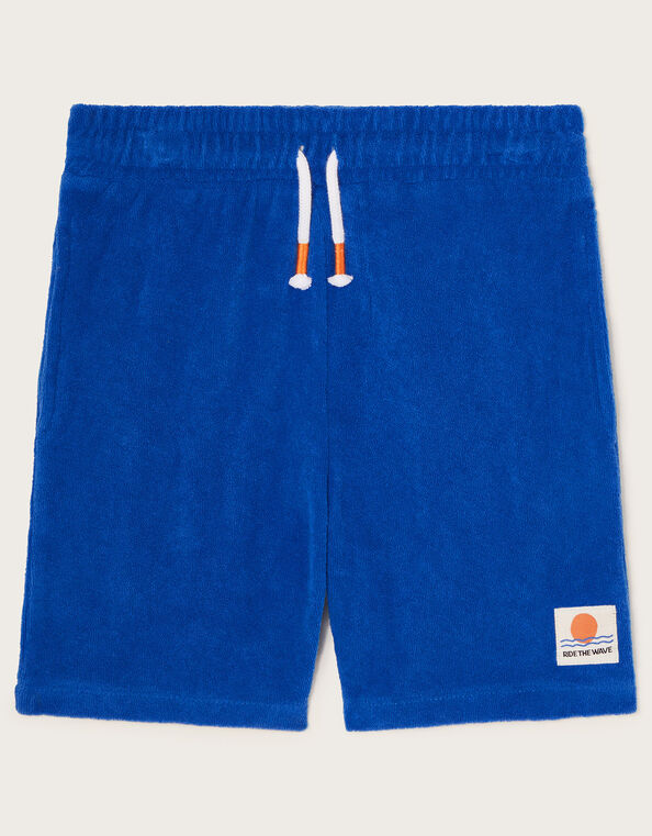 Towelling Shorts , Blue (BLUE), large