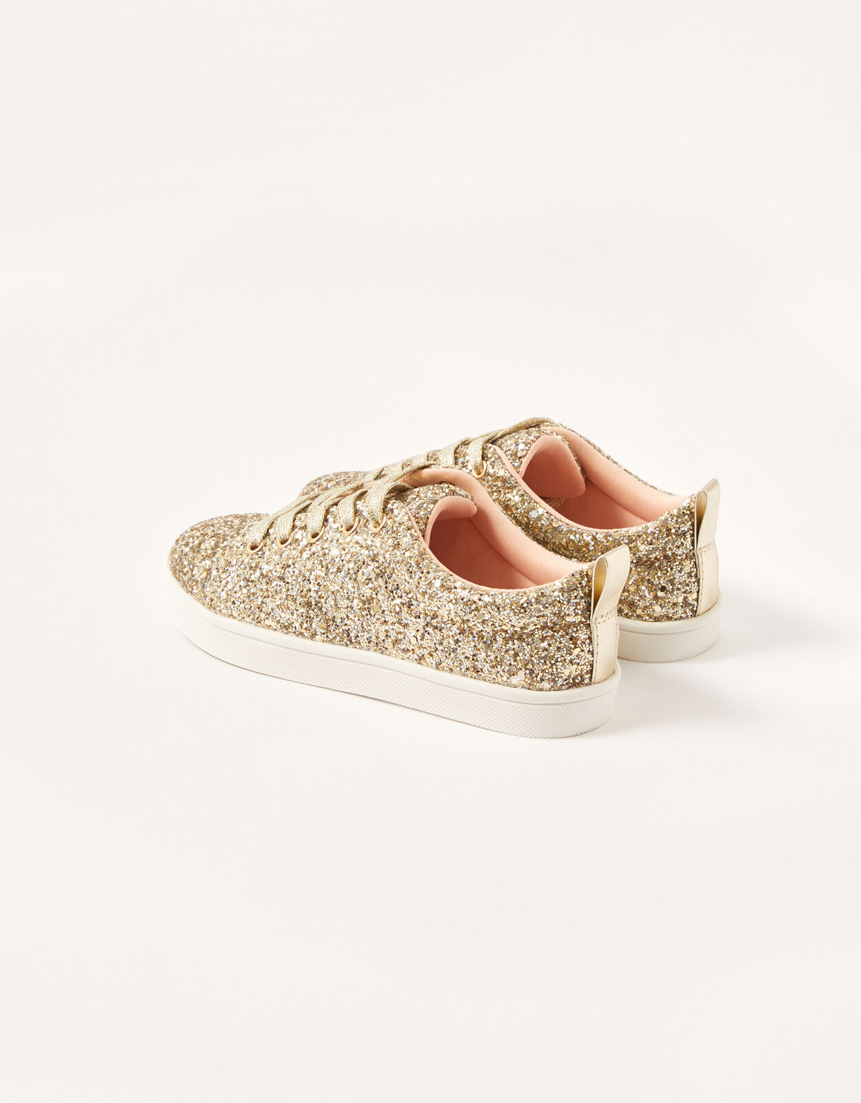 Glitter Trainers Gold
