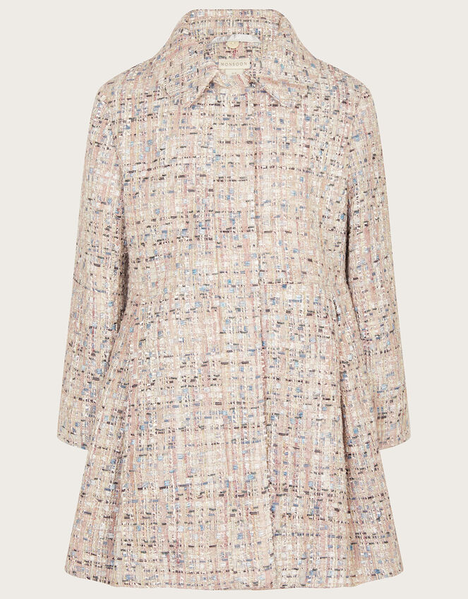 Sparkle Tweed Coat , Blue (BLUE), large
