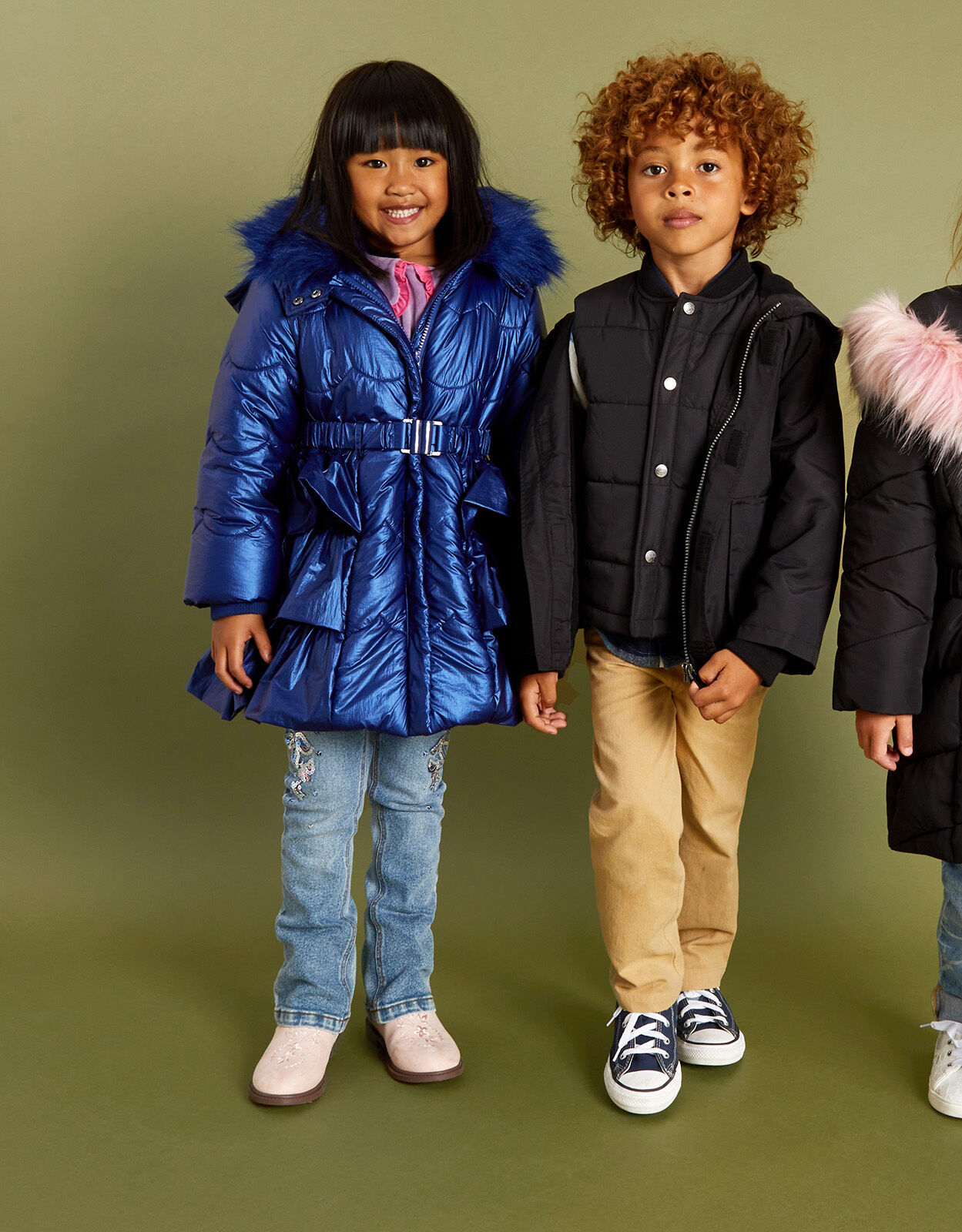 Moncler ruffle hem sales puffer jacket