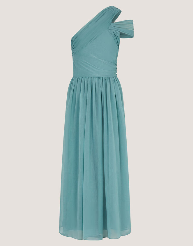 Arianna One Shoulder Tulle Prom Dress, Green (GREEN), large