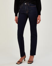 Bootcut Denim Jeans, Blue (INDIGO), large
