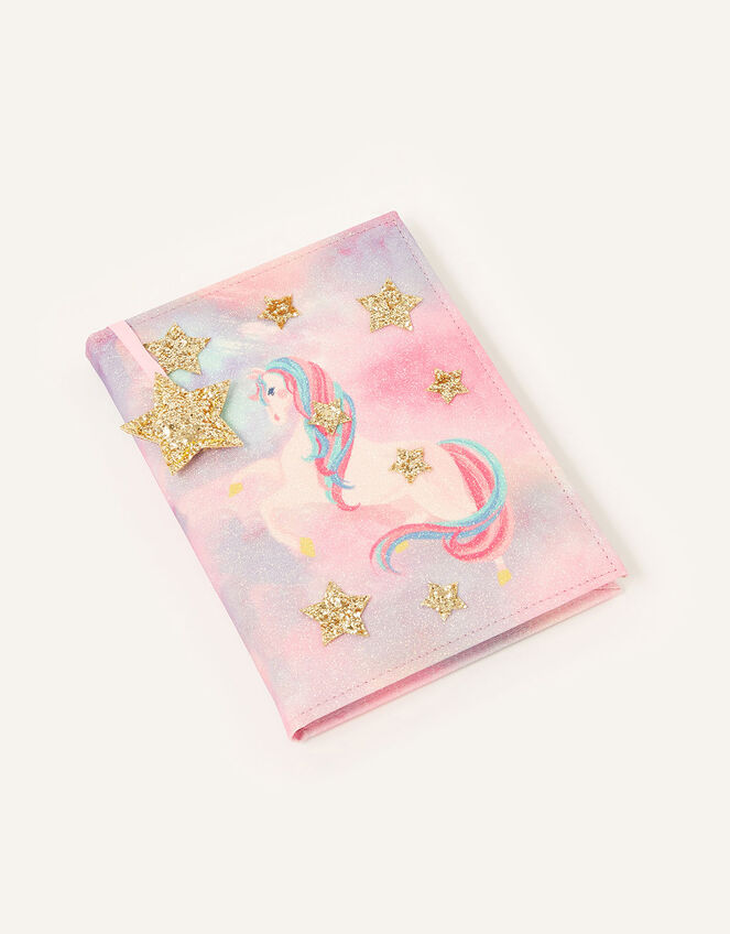 Unicorn and Glitter Star Notebook, , large