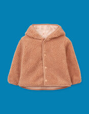 Liewood Inge Hooded Pile Jacket, Pink (PINK), large