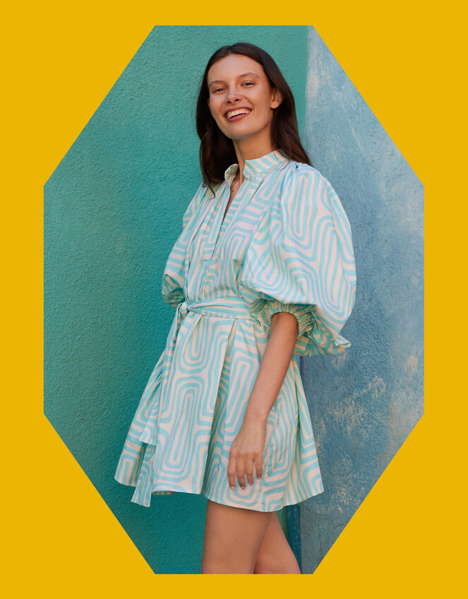 Sundress Inaya Shirt Dress, White (WHITE), large