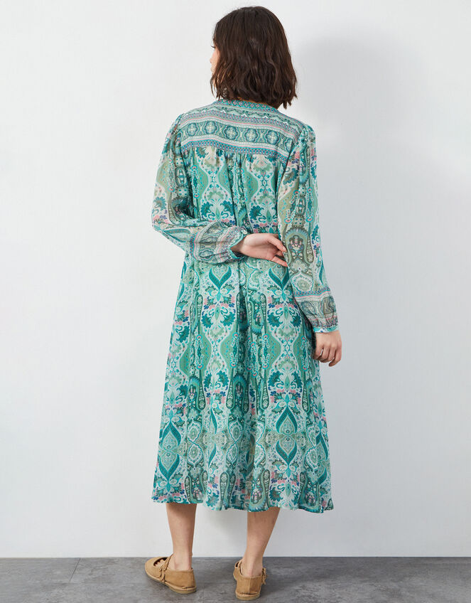 East Malu Printed Tunic Dress, Green (GREEN), large