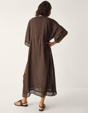 Cali Crochet Cover Up, Brown (CHOCOLATE), large
