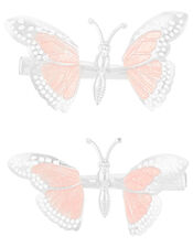 Flutter Filagree Butterfly Clips, , large