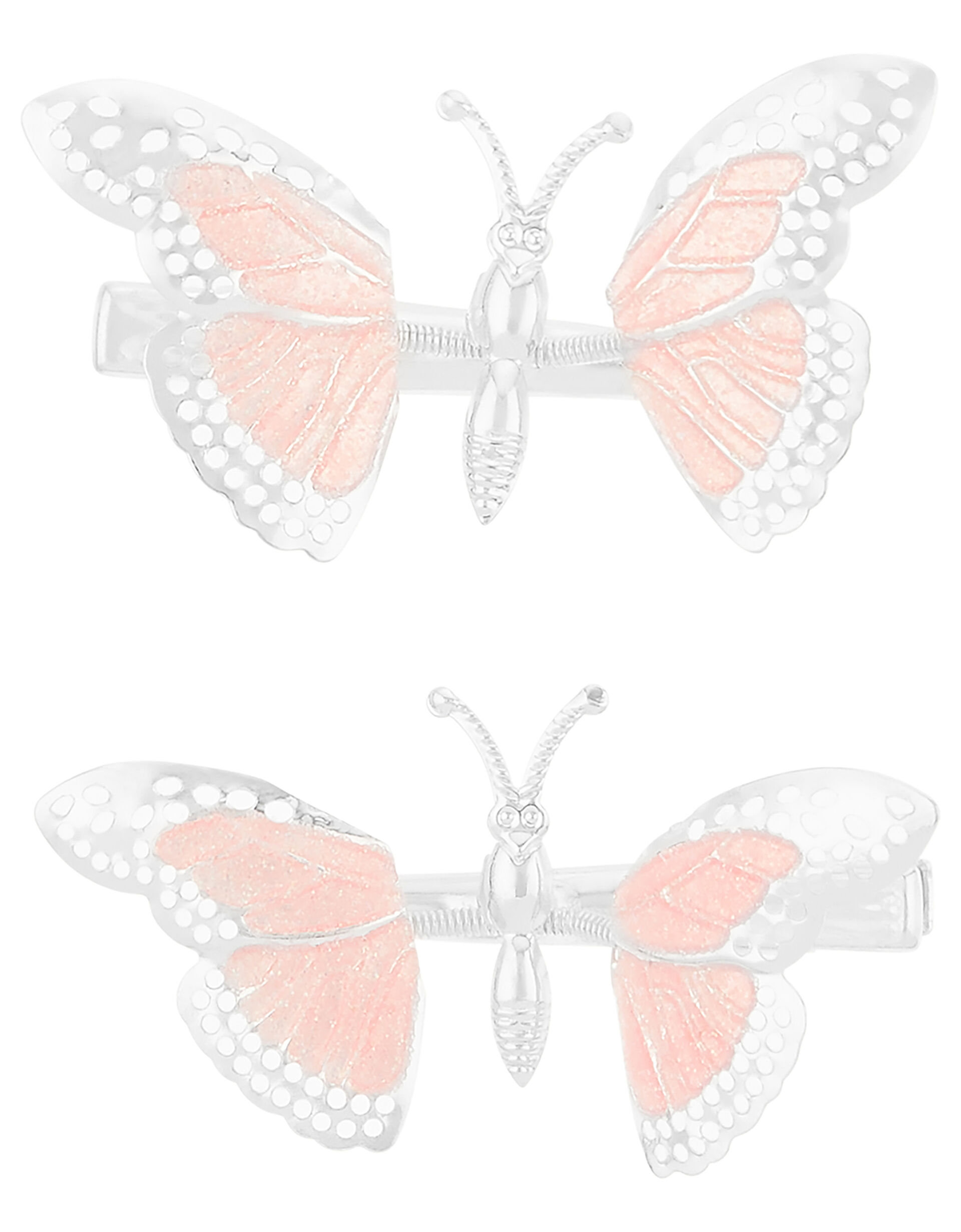 Flutter Filagree Butterfly Clips, , large
