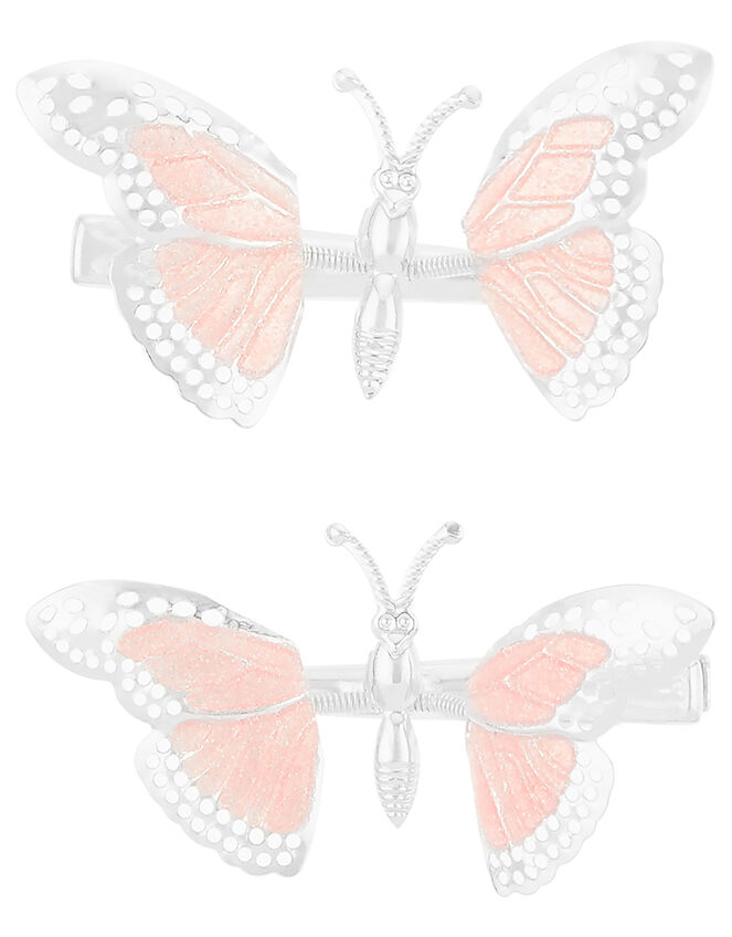 Flutter Filagree Butterfly Clips, , large
