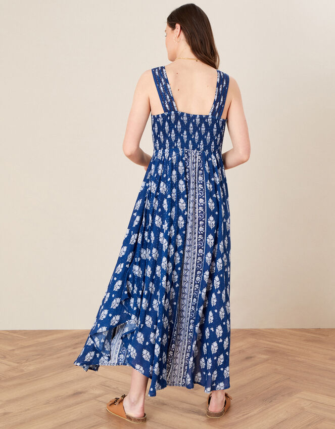 Evy Patch Print Dress, Blue (NAVY), large