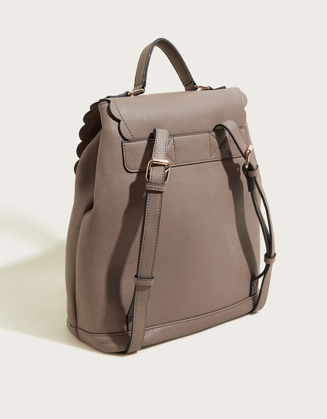 Scallop Backpack, Grey (GREY), large