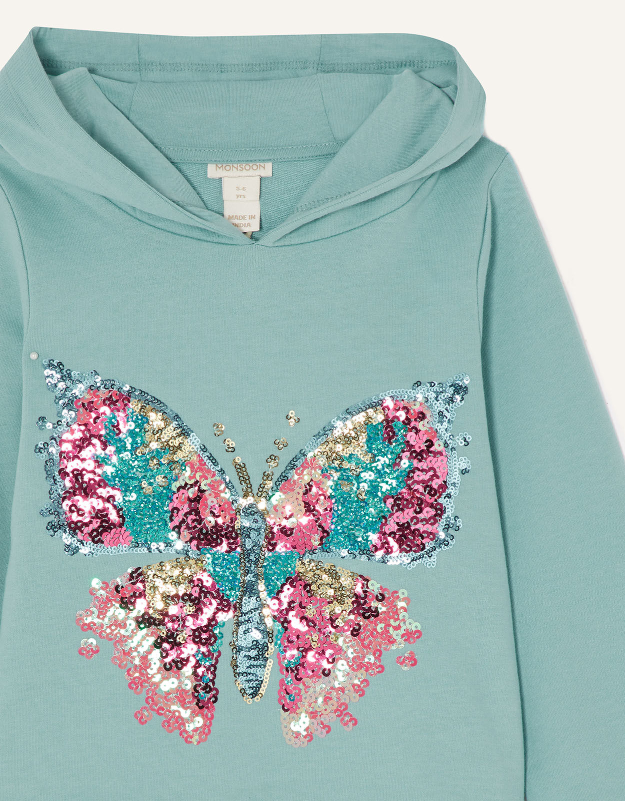 Girls hotsell sequin hoodie