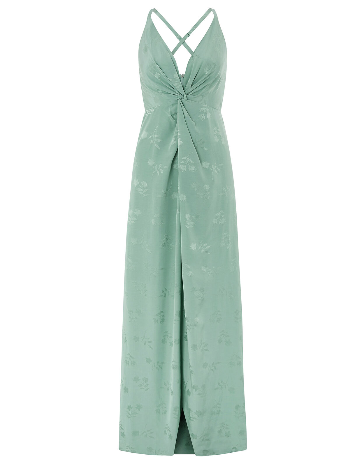 Karlie knot front jacquard dress store
