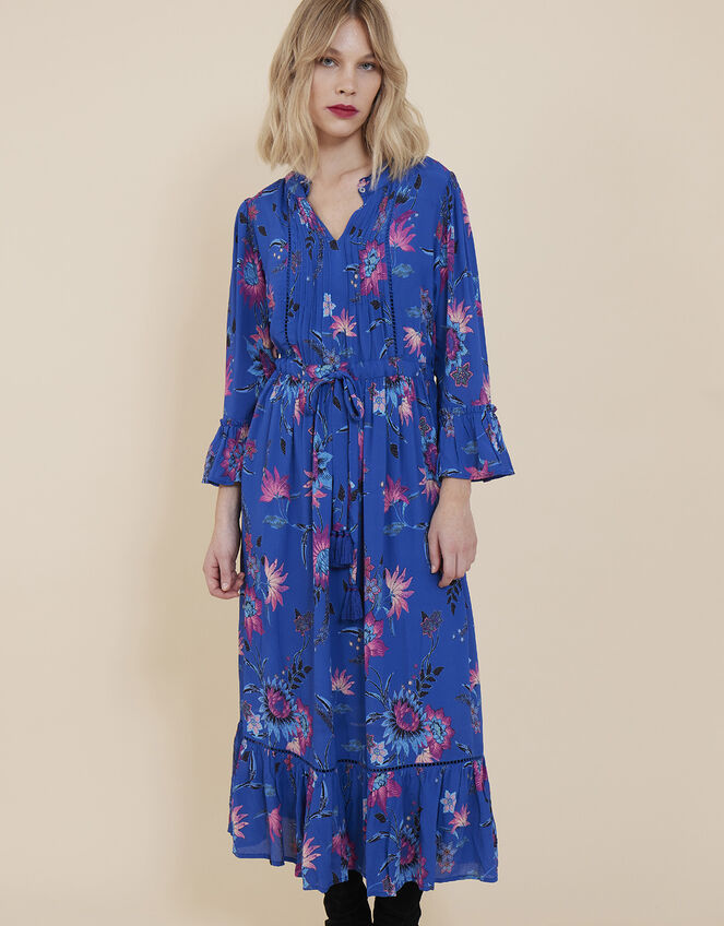 East Dakota Print Dress, Blue (BLUE), large
