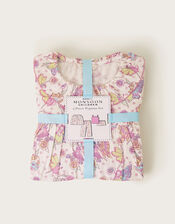 4-Pack Fairy Print Flannel Pyjamas Set, Ivory (IVORY), large