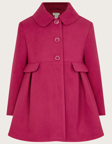 Skirted Coat, Pink (MAGENTA), large