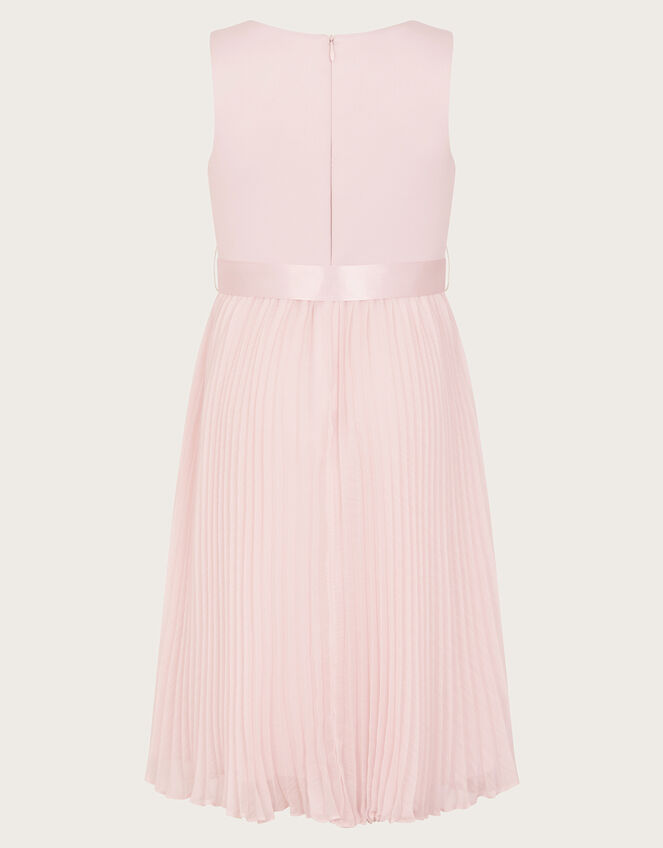 Sally Scuba Pleated Dress, Pink (PINK), large