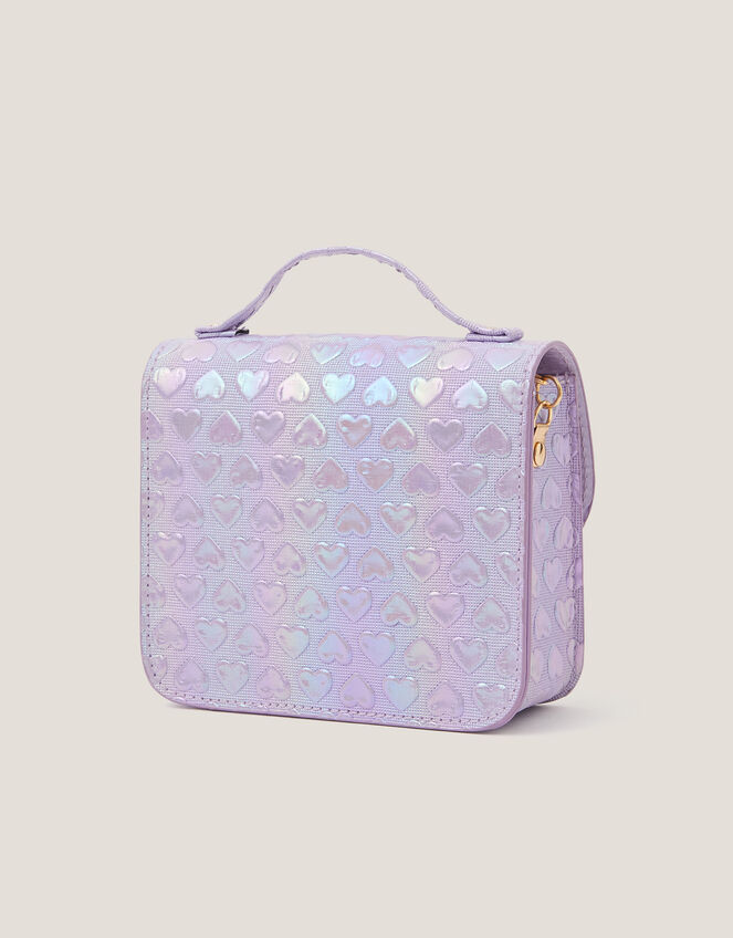 Rainbow Heart Satchel Bag, , large