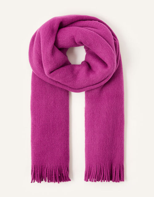 Midweight Tassel Scarf Pink