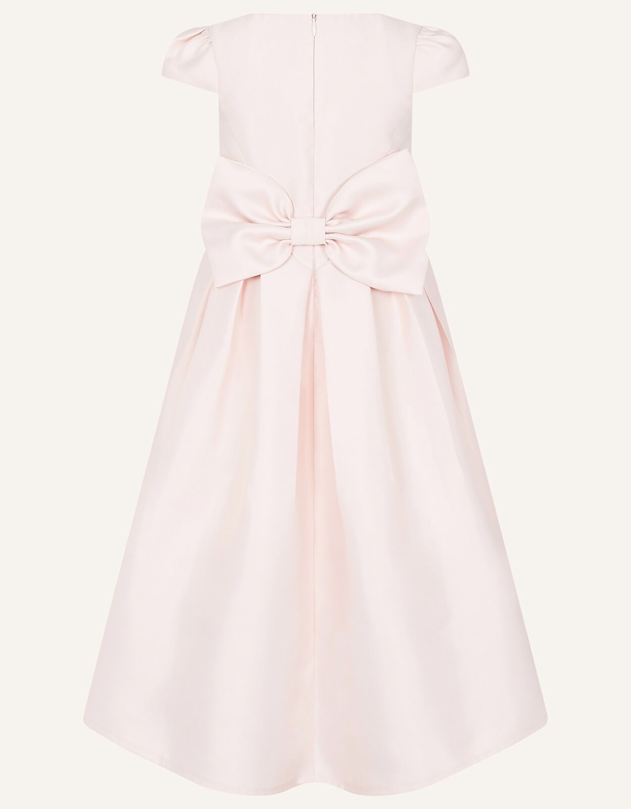 Katharine Duchess Twill High Low Dress Pink