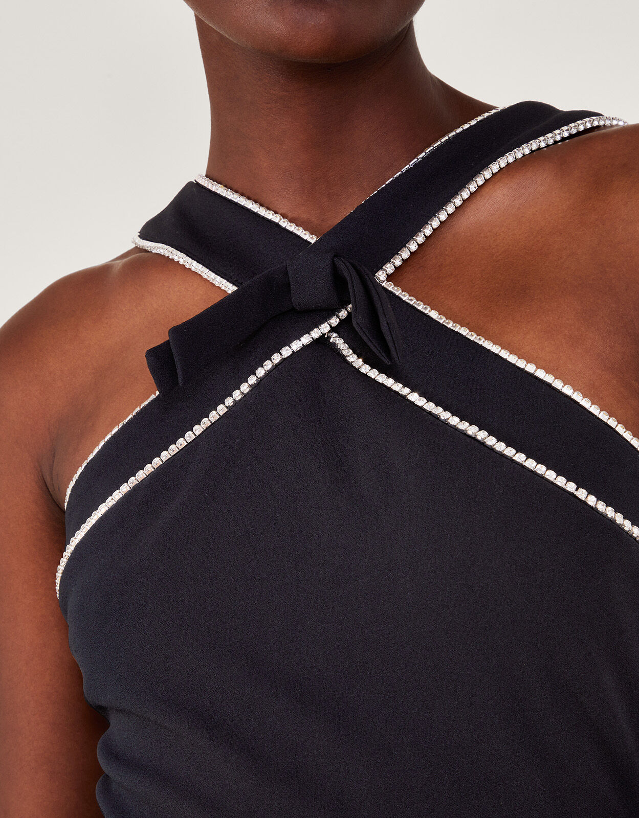 Bebe diana cheap halter dress