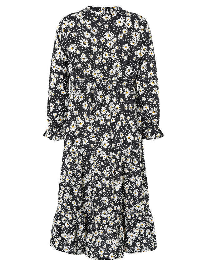 EDEN MINI ME FLORAL DRESS IN LENZING™ ECOVERO™, Black (BLACK), large