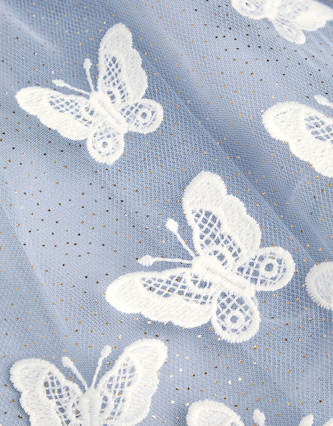 Kiara Tulle Lace Butterfly Skirt, Blue (BLUE), large