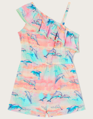Beach Dolphin Playsuit WWF-UK Collaboration, Multi (MULTI), large