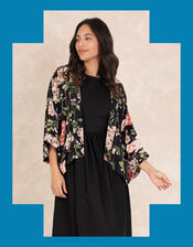 One Hundred Stars Falling Blossom Kimono, , large