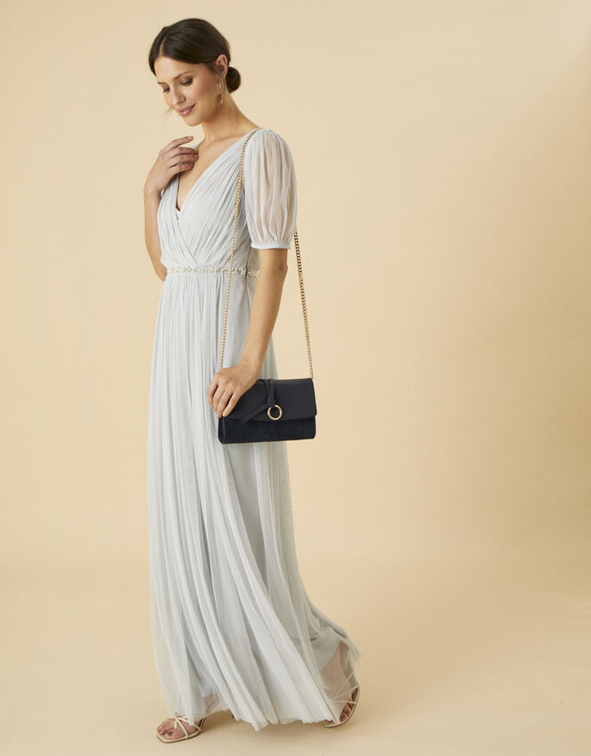 Gail Embellished Maxi Dress, Blue (BLUE), large