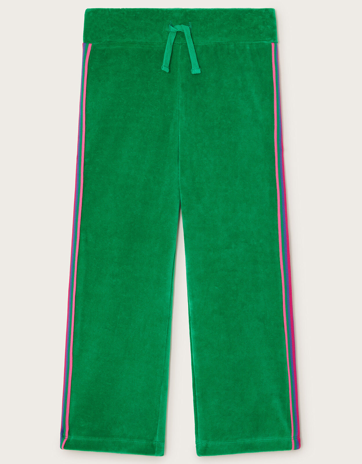 Velour Sporty Joggers Green