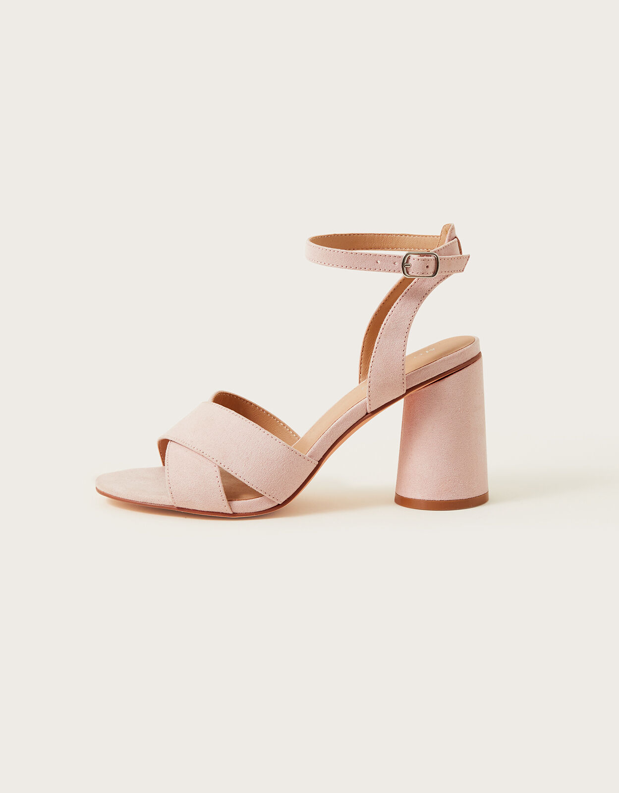 Nude suedette heels new arrivals