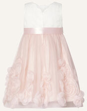 Baby Florence 3D Flower Dress, Pink (PINK), large