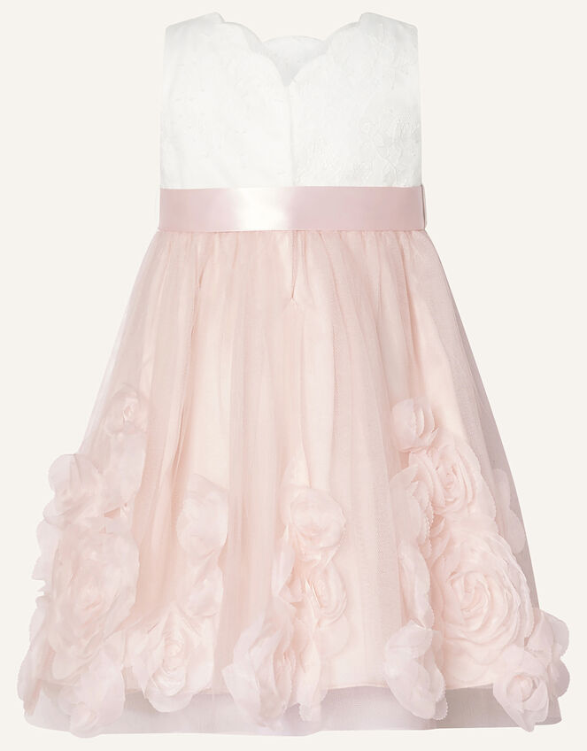 Baby Florence 3D Flower Dress, Pink (PINK), large