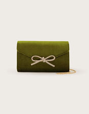 Velvet Bow Bag, , large