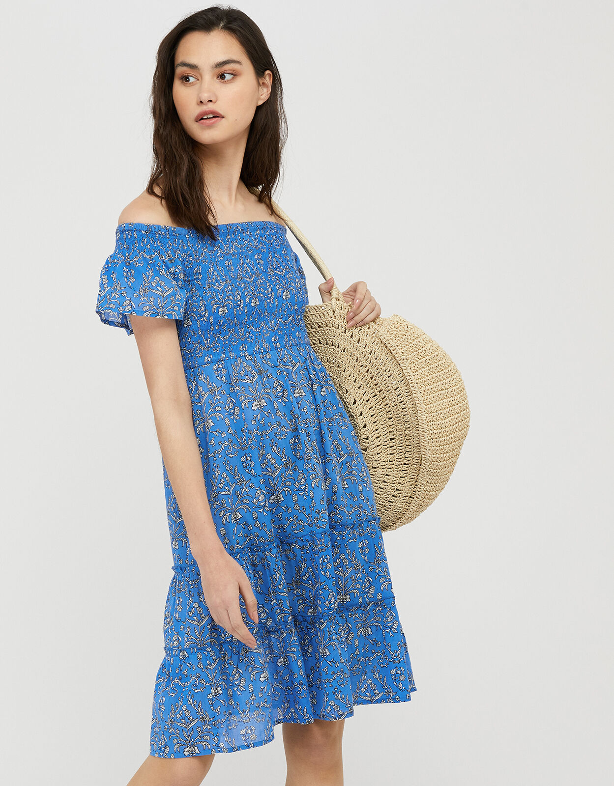 screen printed dress