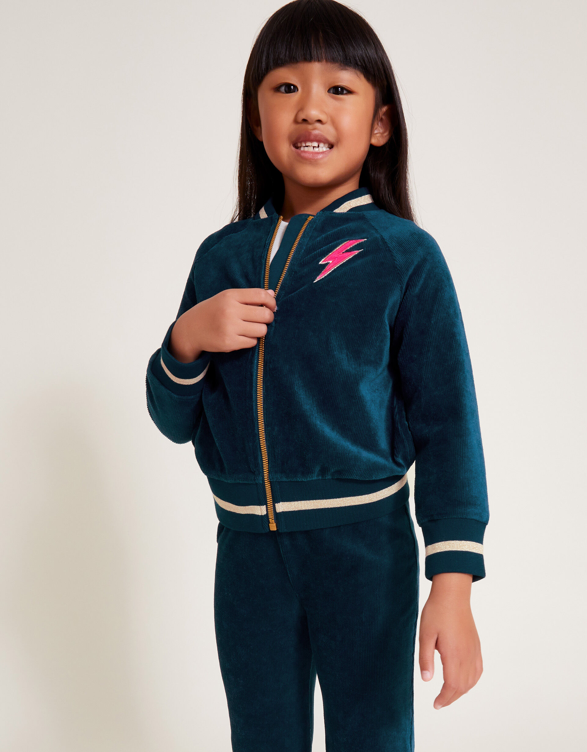Velour bomber outlet