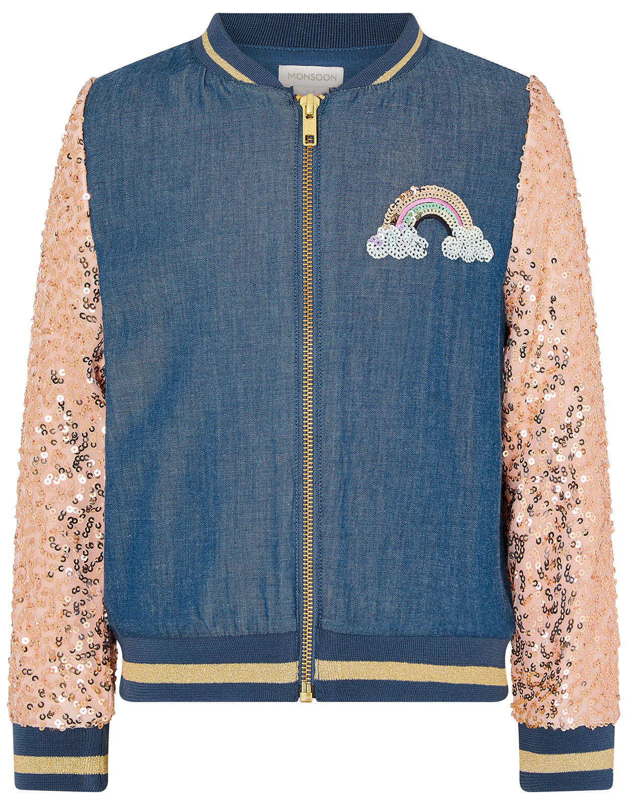 monsoon gemini unicorn padded coat