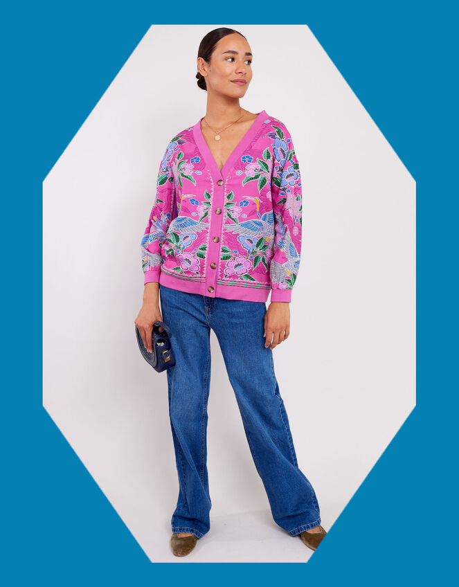 East Beverly Cardigan, Pink (PINK), large