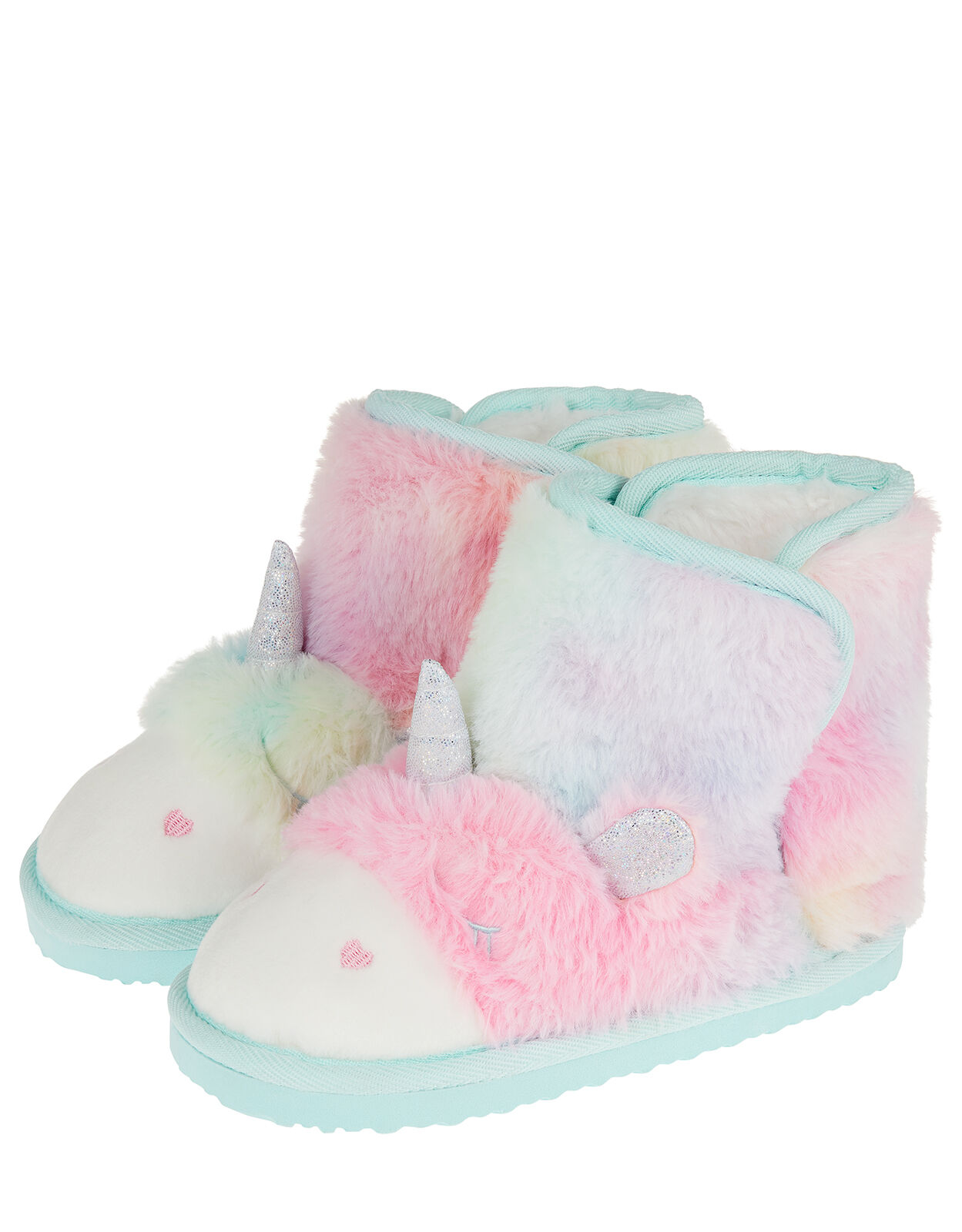 Unicorn top bootie slippers