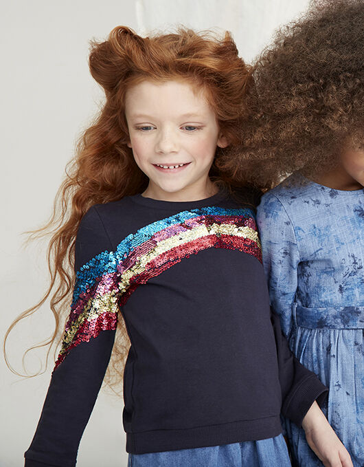 Rainbow sequin discount jumper