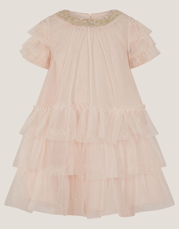 Baby Alexandra Embellished Swing Dress, Pink (PINK), large