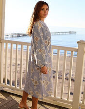 Crās Sansa Broderie Tunic Dress, Blue (BLUE), large