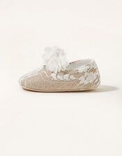 Jacquard Booties, Ivory (IVORY), large