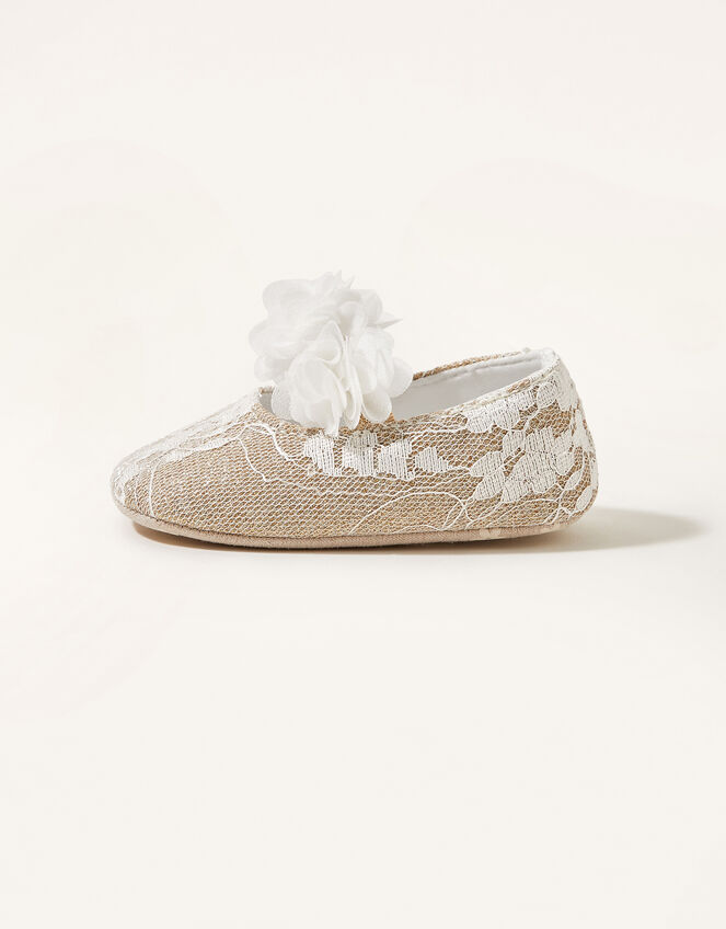 Jacquard Booties, Ivory (IVORY), large